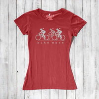 Uni-T Bamboo Women's Bike T-shirt - Cycling Tee "Bike More"