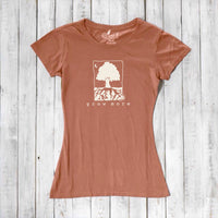 Uni-T Women’s Bamboo Cotton Tree T-Shirt – Personal Growth Graphic "Grow More"