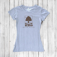 Uni-T Women’s Bamboo Cotton Tree T-Shirt – Personal Growth Graphic "Grow More"