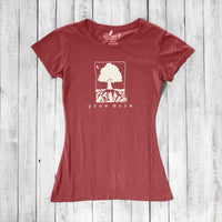 Uni-T Women’s Bamboo Cotton Tree T-Shirt – Personal Growth Graphic "Grow More"