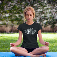 Uni-T Women’s Bamboo Yoga T-Shirt – Meditation Tee "Breathe More"