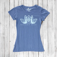 Uni-T Women’s Bamboo Yoga T-Shirt – Meditation Tee "Breathe More"