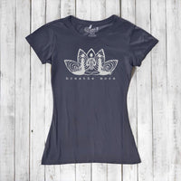 Uni-T Women’s Bamboo Yoga T-Shirt – Meditation Tee "Breathe More"