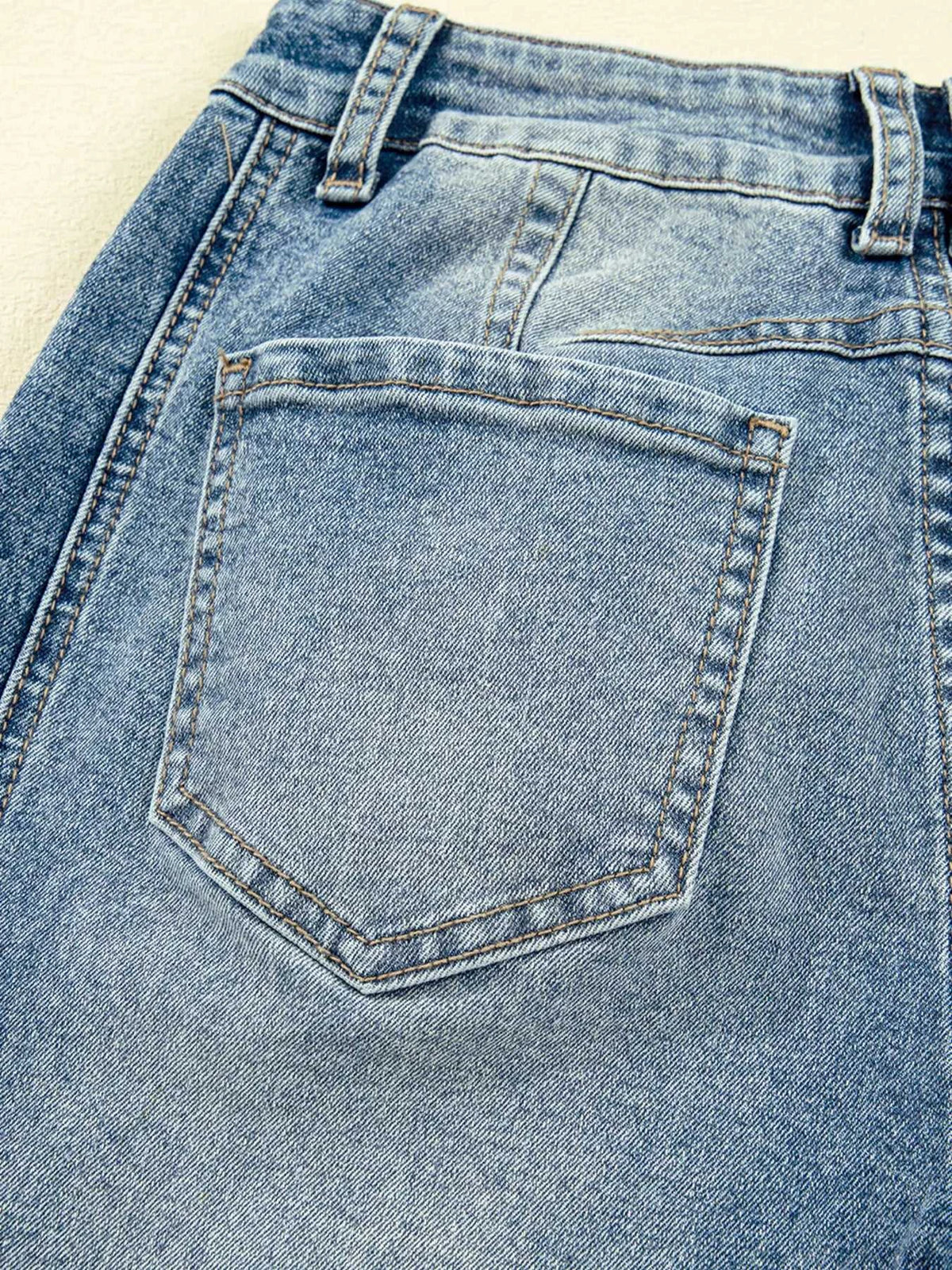 Vintage Washed Seam Detail Shift Jeans 100100563839679 76 Affordable Fashion Under $100 Jerry's Apparel 