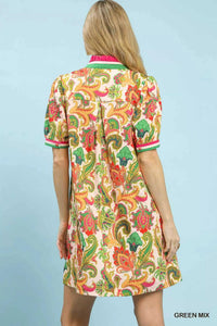 Umgee Jacquard Abstract Print Mini Dress 100100379101288 51 Affordable Fashion Under $100 Jerry's Apparel 