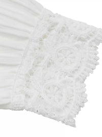 Lace Detail Long Sleeve Shirt 101001935889409 42 Affordable Fashion Under $100 Jerry's Apparel 