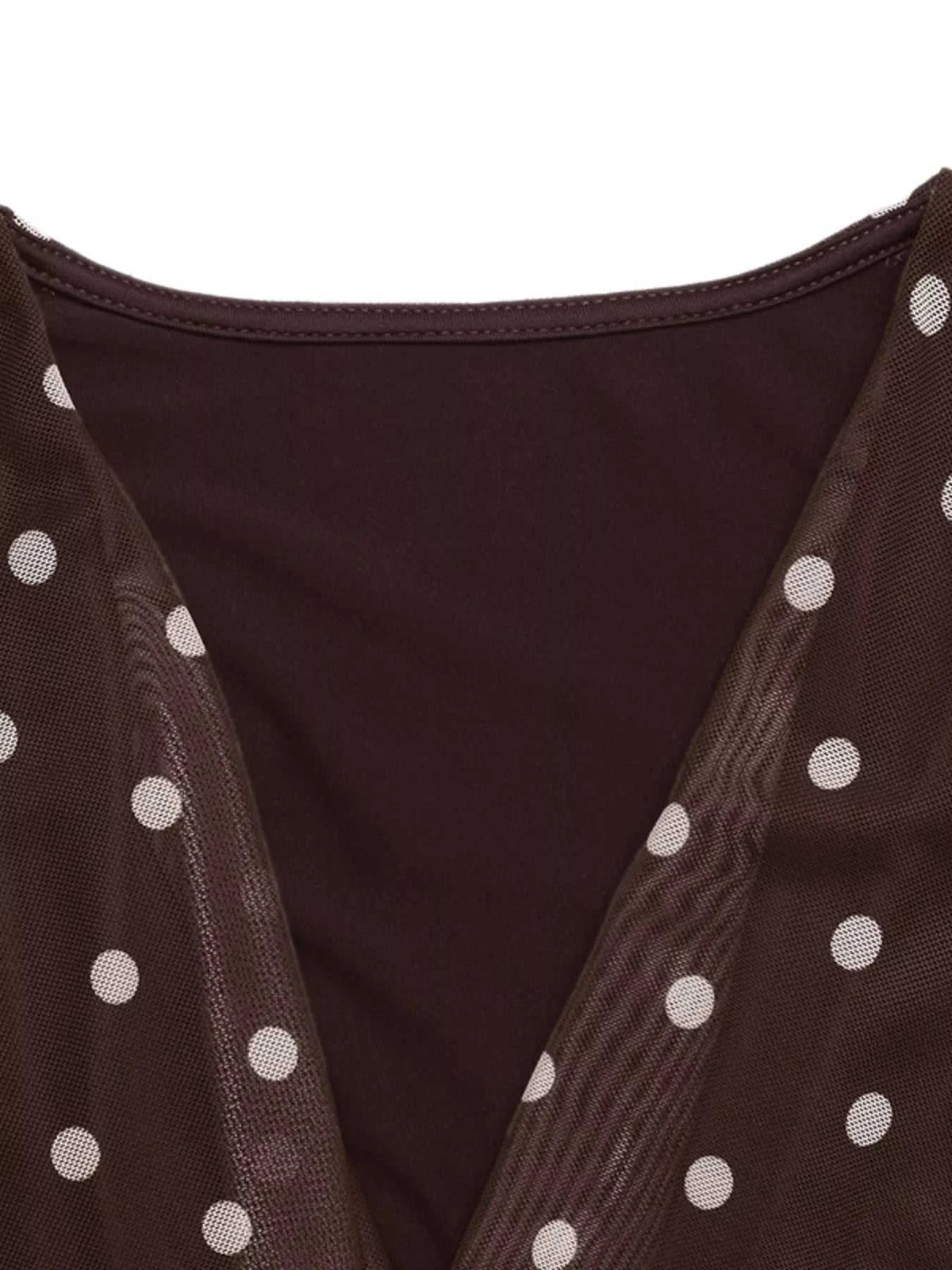 Polka Dot Cowl Neck Bodysuit 100100191422082 27 Affordable Fashion Under $100 Jerry's Apparel 