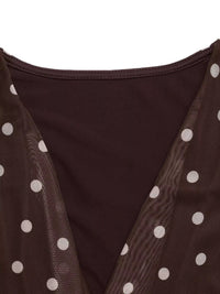 Polka Dot Cowl Neck Bodysuit 100100191422082 27 Affordable Fashion Under $100 Jerry's Apparel 