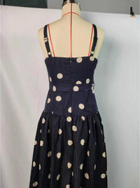 Polka Dot Sweetheart Neck Midi Dress 100100069830439 65 Affordable Fashion Under $100 Jerry's Apparel 