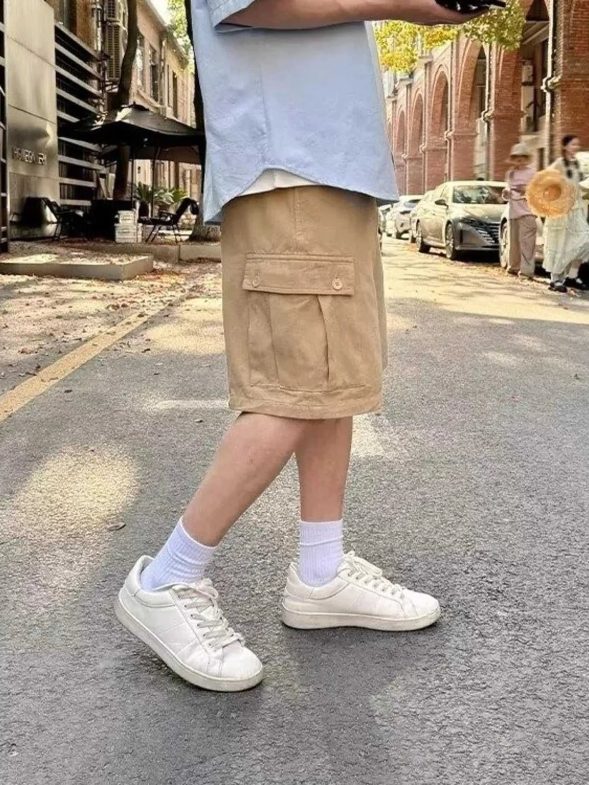 Men's Plus Size Casual Cargo Shorts with Pockets 100400402909751 34 Affordable Fashion Under $100 Jerry's Apparel 