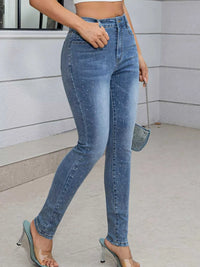Sparkling Rhinestone High Waist Skinny Jeans 100100704576988 54 Affordable Fashion Under $100 Jerry's Apparel 