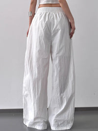 Wide Leg Elastic Waist Pants