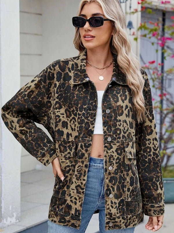 Button Up Long Sleeve Denim Jacket 100100658147198 64 Affordable Fashion Under $100 Jerry's Apparel 