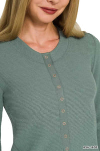 Zenana Double Knit Snap Button Shirts 100100148861032 28 Affordable Fashion Under $100 Jerry's Apparel 