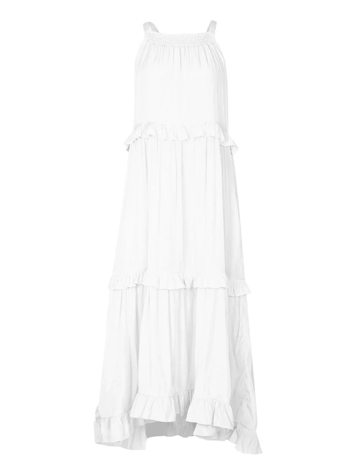 Ruffled Tiered Sleeveless Maxi Dress 100100900580027 49 Affordable Fashion Under $100 Jerry's Apparel 