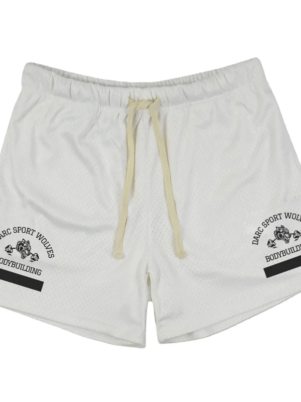 Men's Plus Size Graphic Drawstring Active Shorts
