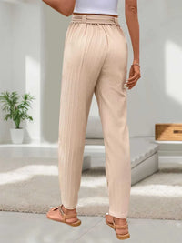 Perfee Tied High Waist Pants 100100108031824 32 Seasonal Fashion Collections Jerry's Apparel 