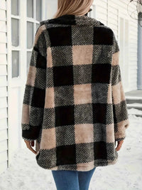 Plaid Fleece Button-Down Outerwear 100100621235705 47 Affordable Fashion Under $100 Jerry's Apparel 