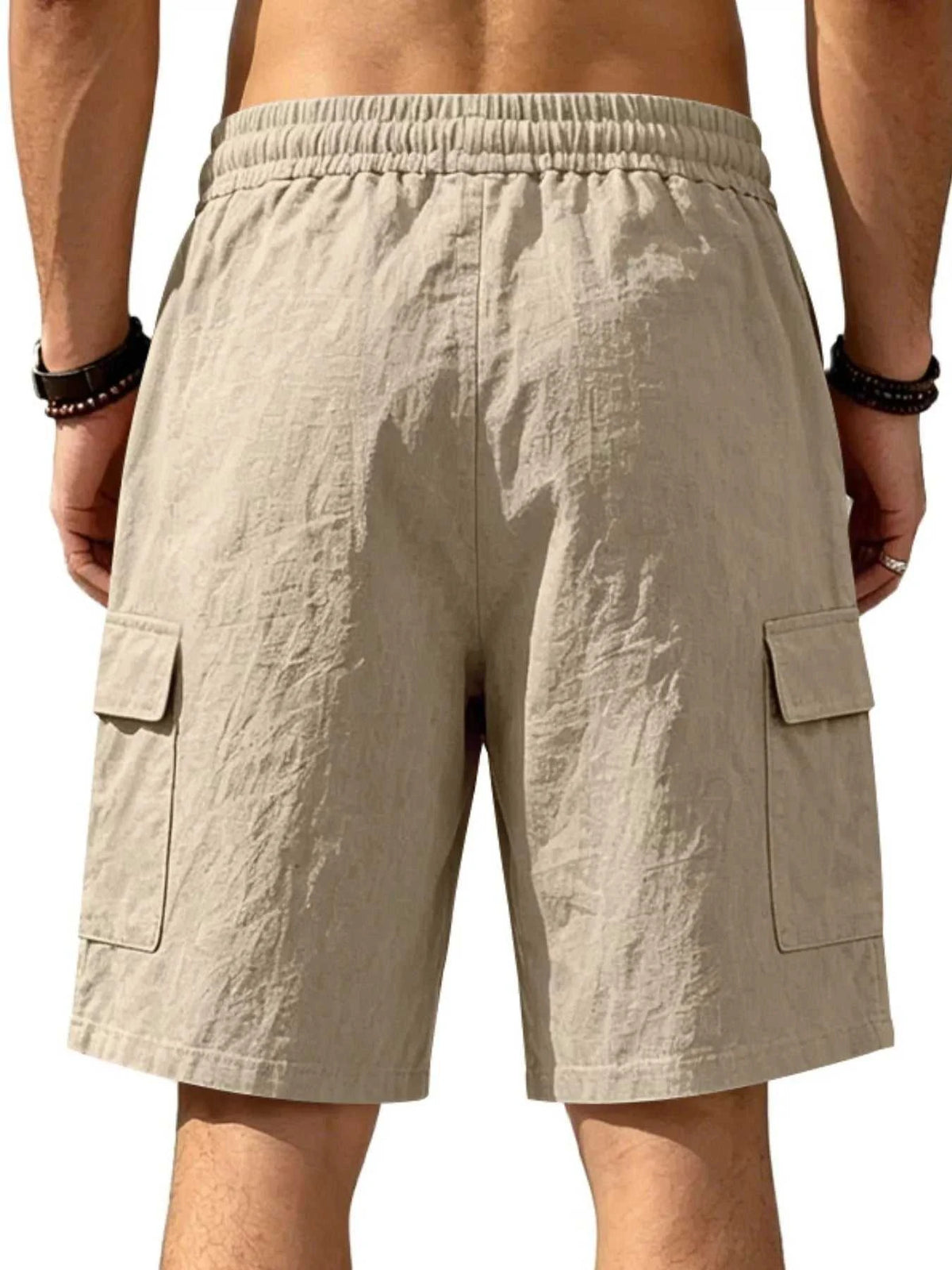 Men's Plus Size Casual Cargo Shorts with Drawstring Waist 100400477807470 36 Affordable Fashion Under $100 Jerry's Apparel 