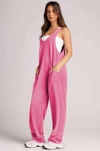 Lovelet Wide Strap Jumpsuit with Pockets 100100197263170 33 Affordable Fashion Under $100 Jerry's Apparel 
