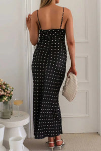 Polka Dot Square Neck Midi Cami Dress 100100458901108 24 Gifts for Her Jerry's Apparel 