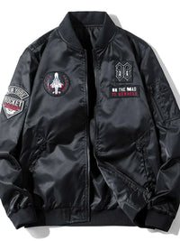 Men's Plus Size Zip Up Long Sleeve Bomber Jacket 100400515951454 77 Affordable Fashion Under $100 Jerry's Apparel 