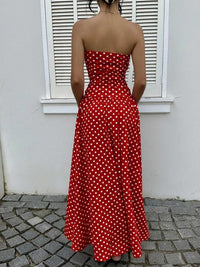 Polka Dot Strapless Maxi Dress 100100020937955 31 Gifts for Her Jerry's Apparel 