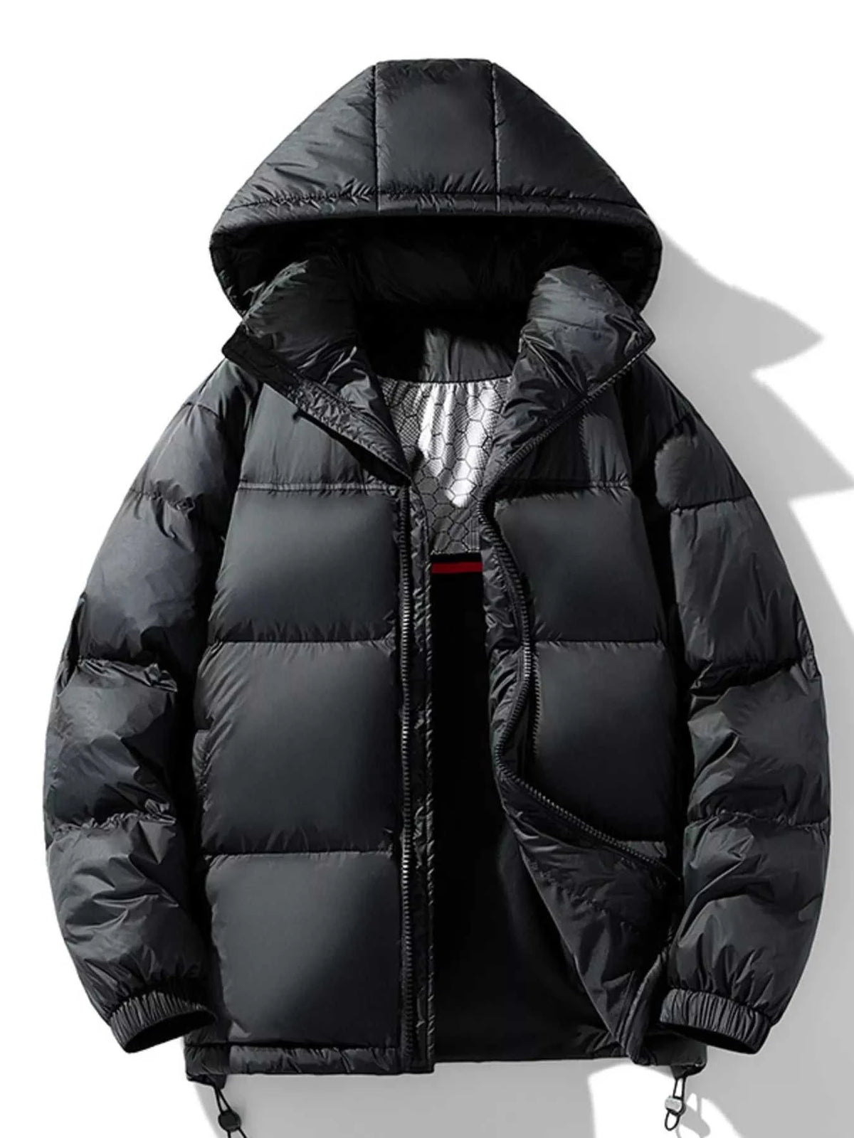 Men's Full Size Hooded Padded Puffer Jacket Plus Size 100400311171924 250 Fashion Forward Plus Size Clothing Jerry's Apparel 