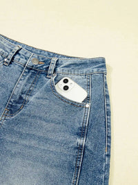 Vintage Washed Seam Detail Shift Jeans 100100563839679 76 Affordable Fashion Under $100 Jerry's Apparel 