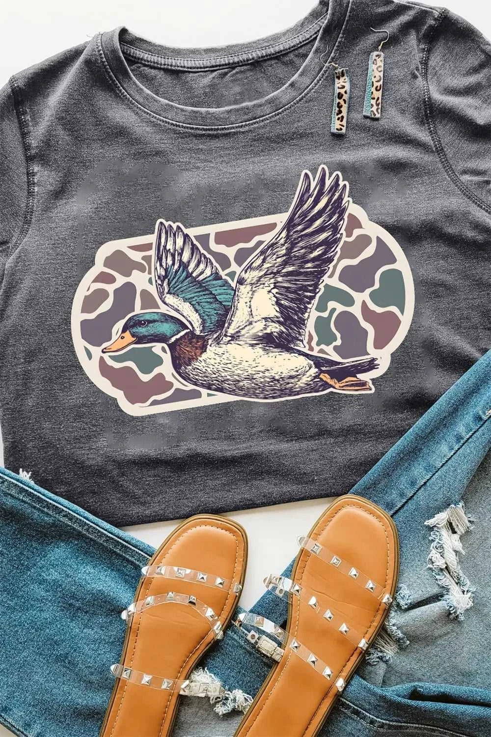 Graphic Round Neck Short Sleeve T-Shirt 100100762201784 32 Affordable Fashion Under $100 Jerry's Apparel 