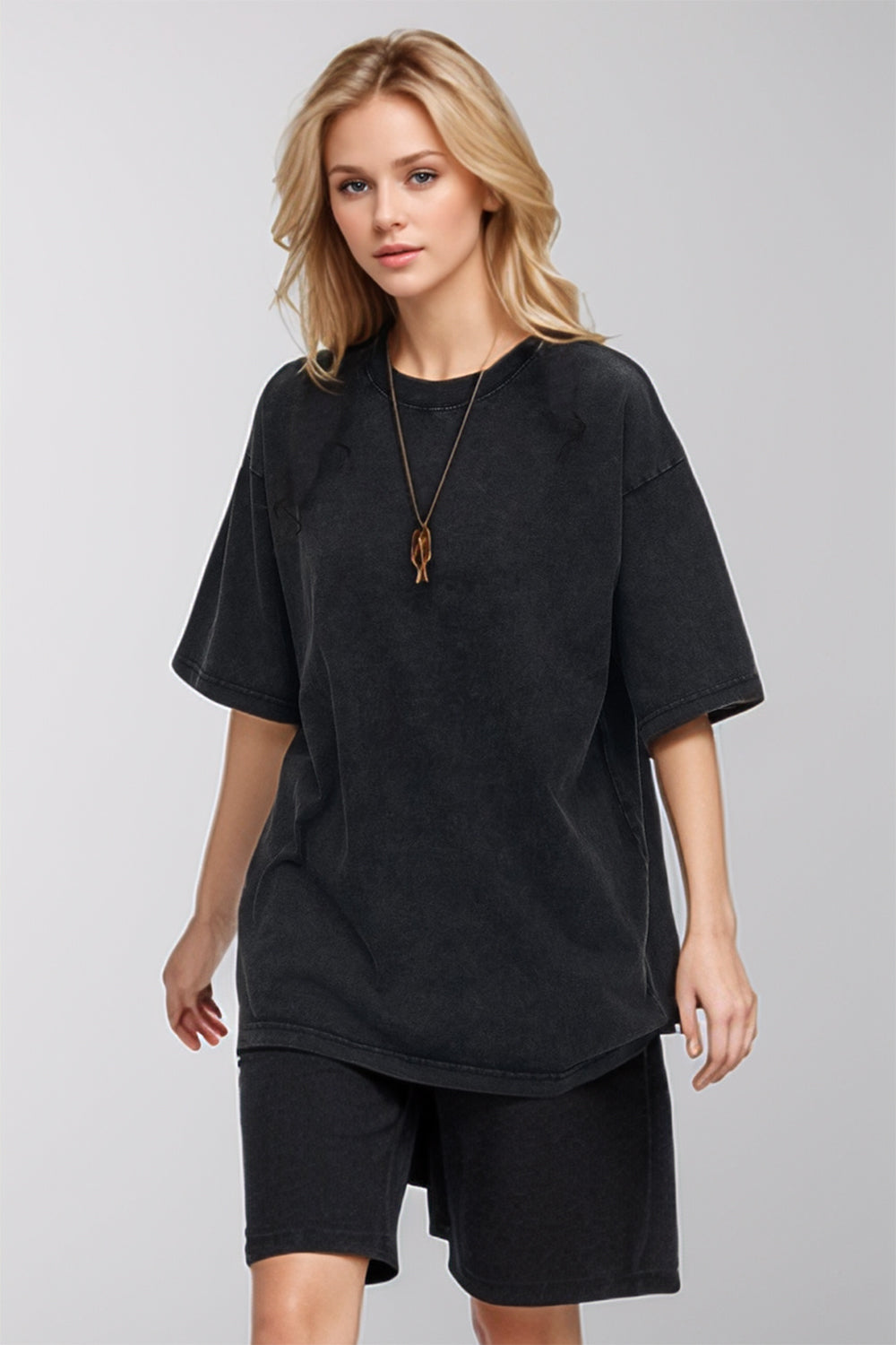 Basic Bae Round Neck Half Sleeve T-Shirt