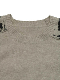 Leopard Round Neck Sweater 100100975897355 41 Affordable Fashion Under $100 Jerry's Apparel 