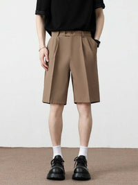 Men's Full Size Pleated Detail Loose Fit Shorts Plus Size 100400679377148 31 Affordable Fashion Under $100 Jerry's Apparel 