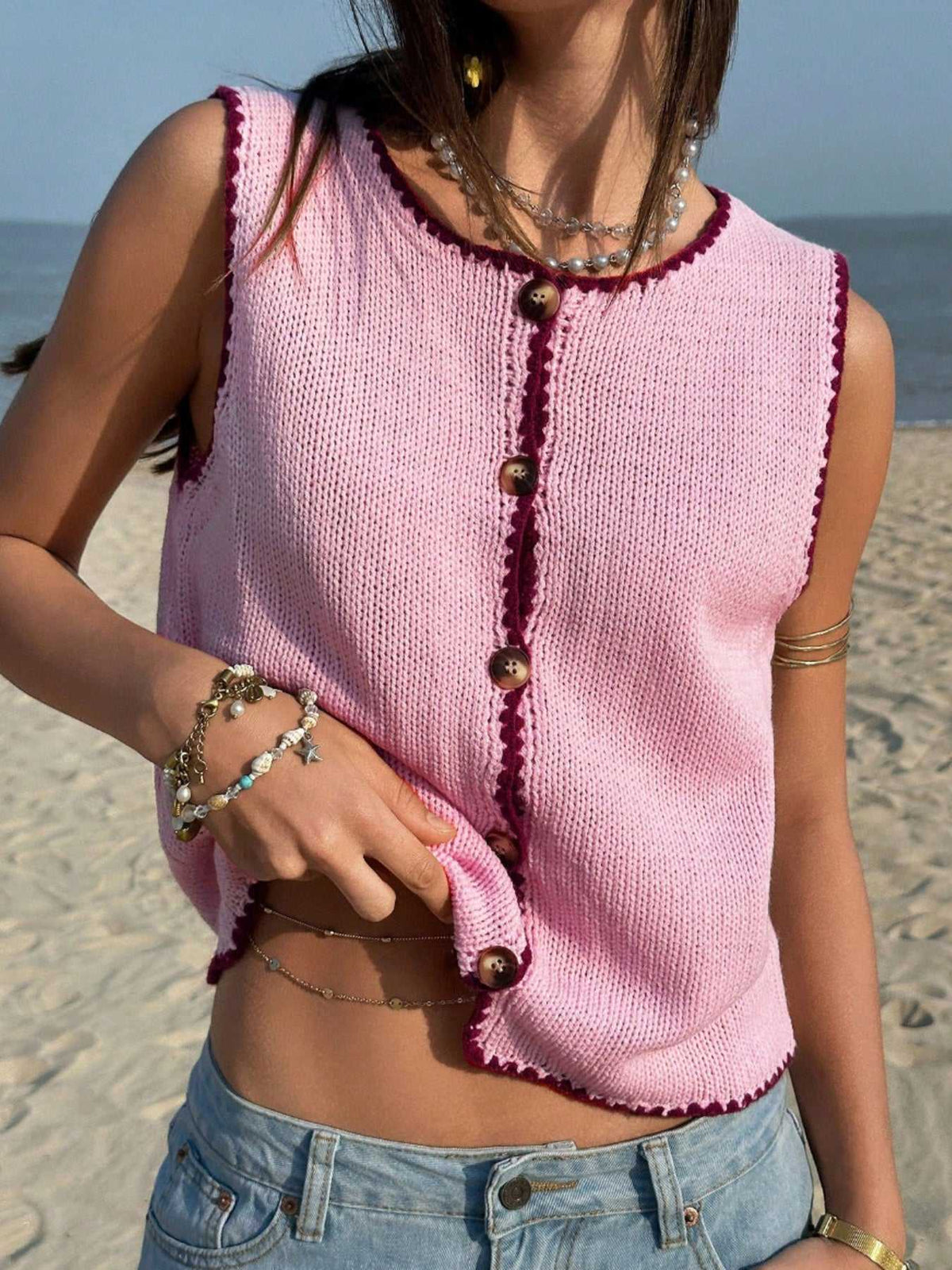 Button-Down Sweater Vest 100100666298845 32 Affordable Fashion Under $100 Jerry's Apparel 