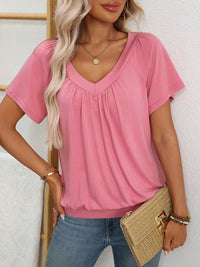 V-Neck Short SleeveT-Shirt 100100823198287 31 Affordable Fashion Under $100 Jerry's Apparel 