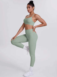 Criss-Cross Back Cami and Leggings Active Set 101006319091881 80 Affordable Fashion Under $100 Jerry's Apparel 