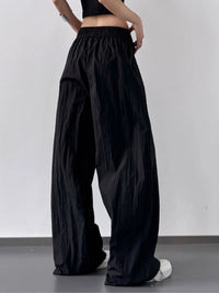 Wide Leg Elastic Waist Pants