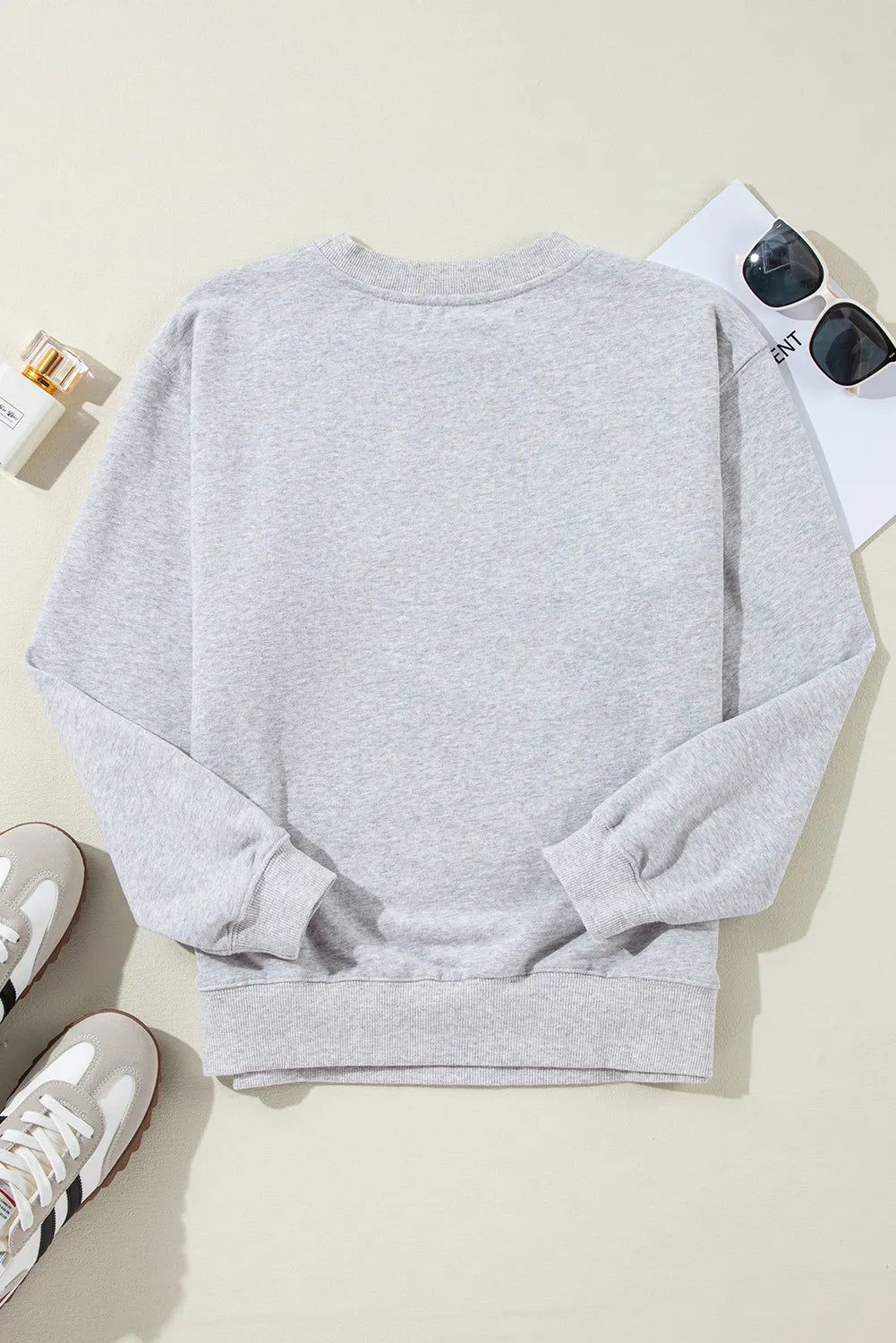 Round Neck Long Sleeve Sweatshirt