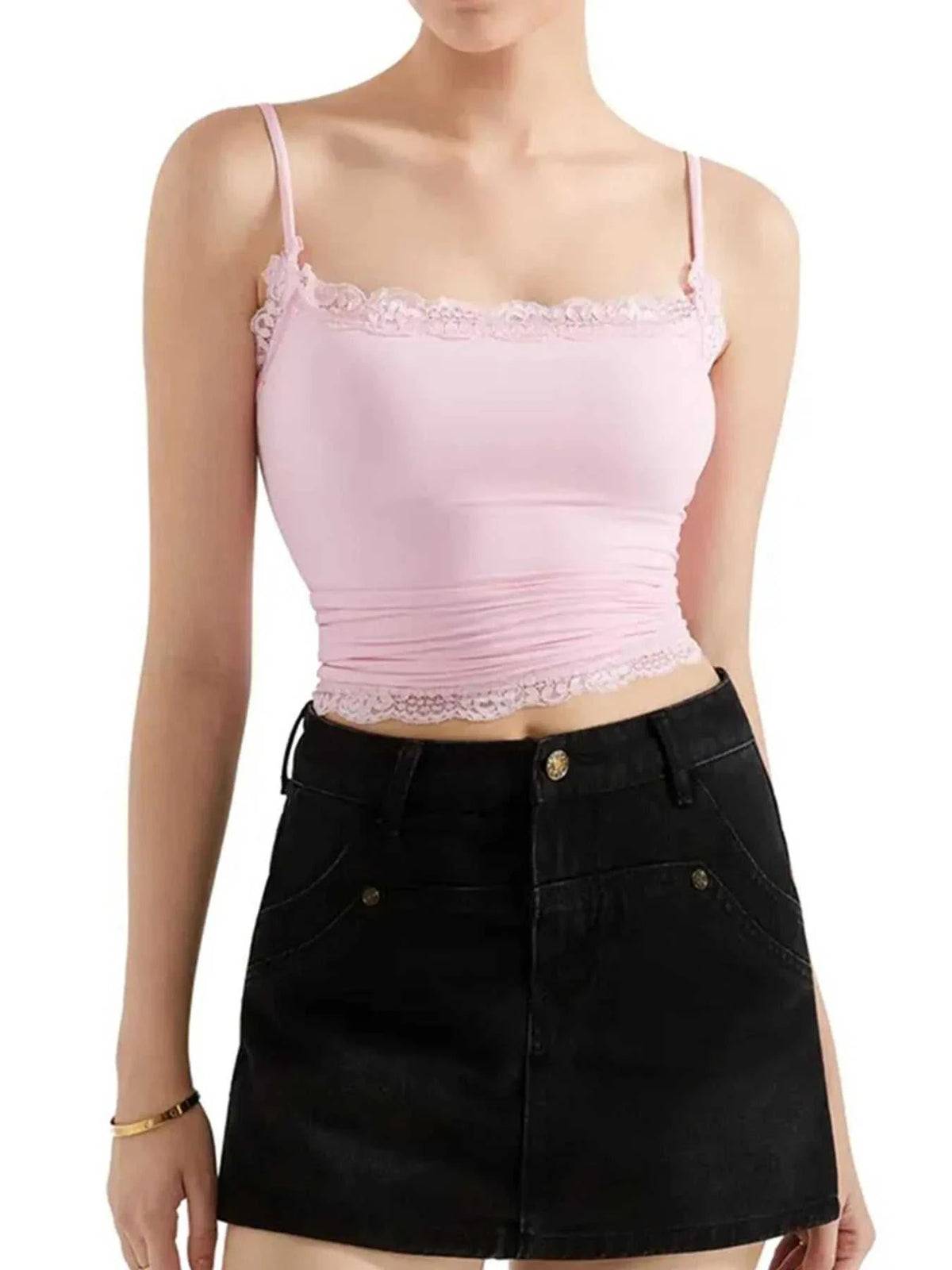 Lace Trim Cami Top 100100194437345 21 Affordable Fashion Under $100 Jerry's Apparel 
