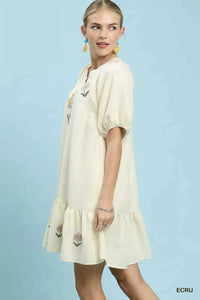 Umgee Embroidered Floral Babydoll Dress 100100028041923 62 Affordable Fashion Under $100 Jerry's Apparel 