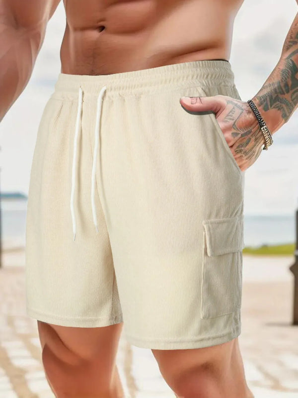 Men's Drawstring Shorts with Pockets