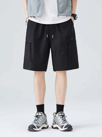 Men's Plus Size Drawstring Casual Cargo Shorts 100400260821001 58 Affordable Fashion Under $100 Jerry's Apparel 