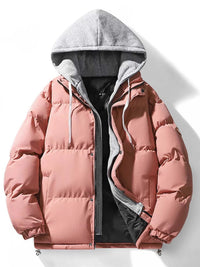 Men's Plus Size Hooded Padded Puffer Jacket 100400652536321 74 Affordable Fashion Under $100 Jerry's Apparel 