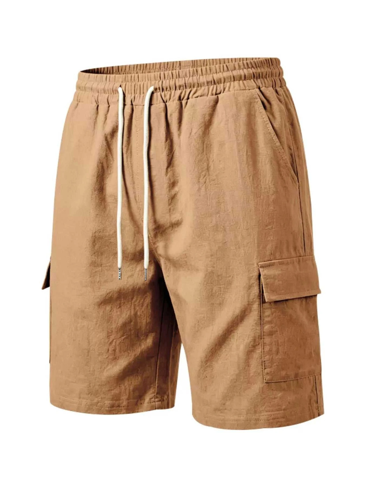 Men's Plus Size Casual Cargo Shorts with Drawstring Waist 100400477807470 36 Affordable Fashion Under $100 Jerry's Apparel 