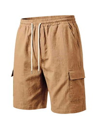 Men's Plus Size Casual Cargo Shorts with Drawstring Waist 100400477807470 36 Affordable Fashion Under $100 Jerry's Apparel 