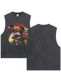 Men's Graphic Round Neck Tank
