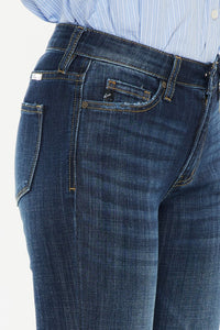 Full Size Mid Rise Flare Jeans