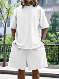 Men's Full Size Relaxed Fit T-Shirt & Shorts Set Plus Size 100400599676410 39 Affordable Fashion Under $100 Jerry's Apparel 