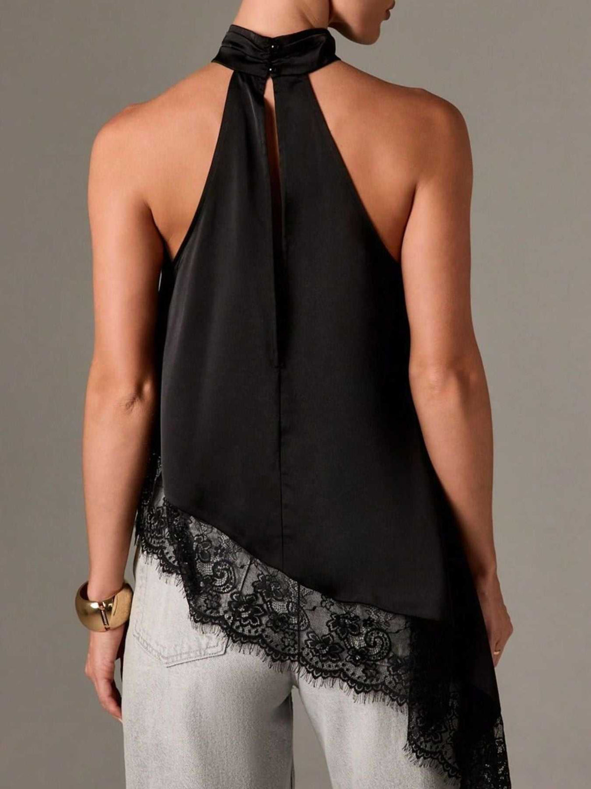 Halter Neck Lace Trim Cami 100100484379863 40 Affordable Fashion Under $100 Jerry's Apparel 