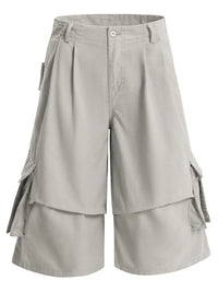 Men's Wide Leg Cargo Shorts
